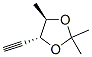 1,3-Dioxolane, 4-ethynyl-2,2,5-trimethyl-, (4r,5r)-(9ci) Structure,469903-96-6Structure