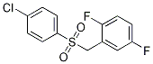 2-((4-Chlorophenylsulfonyl)methyl)-1,4-difluorobenzene Structure,470716-51-9Structure