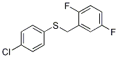 2-[[(4-Chlorophenyl)thio]methyl]-1,4-difluorobenzene Structure,470716-52-0Structure