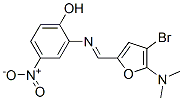 Phenol, 2-[[[4-bromo-5-(dimethylamino)-2-furanyl]methylene]amino]-4-nitro- Structure,471289-56-2Structure