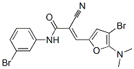 3-[4-溴-5-(二甲基氨基)-2-呋喃]-n-(3-溴苯基)-2-氰基-2-丙酰胺结构式_471849-81-7结构式