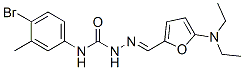 Hydrazinecarboxamide, n-(4-bromo-3-methylphenyl)-2-[[5-(diethylamino)-2-furanyl]methylene]- Structure,471869-87-1Structure