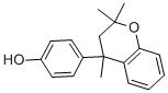 4-(2,2,4-Trimethyl-3,4-dihydro-2H-chromen-4-yl)phenol Structure,472-41-3Structure