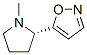 (9ci)-5-[(2s)-1-甲基-2-吡咯烷]-异噁唑结构式_472960-17-1结构式