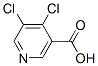 3,4-Dichloro-5-pyridinecarboxylic acid Structure,473837-10-4Structure