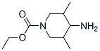 (9ci)-4-氨基-3,5-二甲基-1-哌啶羧酸乙酯结构式_473838-86-7结构式