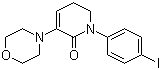 1-(4-碘苯基)-3-吗啉-5,6-二氢吡啶-2(1H)-酮结构式_473927-69-4结构式