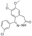 4-氯-1-(3-氯苯基)-7,8-二甲氧基-5H-2,3-苯并二氮杂卓结构式_474070-11-6结构式