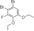 1,2- Dibromo-4,5-diethoxy-3-fluorobenzene Structure,474554-34-2Structure