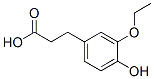 Benzenepropanoic acid, 3-ethoxy-4-hydroxy-(9ci) Structure,474940-58-4Structure