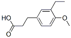 Benzenepropanoic acid, 3-ethyl-4-methoxy-(9ci) Structure,474940-61-9Structure