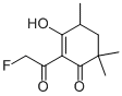 2-Cyclohexen-1-one, 2-(fluoroacetyl)-3-hydroxy-4,6,6-trimethyl-(9ci) Structure,474942-29-5Structure