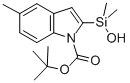 1-Boc-2-(hydroxy-dimethyl-silanyl)-5-methyl-indole Structure,475102-18-2Structure