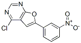 4-Chloro-6-(3-nitro-phenyl)-furo[2,3-d]pyrimidine Structure,475585-22-9Structure