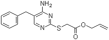 [[4-氨基-5-(苯基甲基)-2-嘧啶]硫代]乙酸烯丙酯结构式_476302-23-5结构式