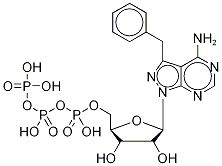 4-氨基-3-苄基-1H-吡唑并[3,4-d]嘧啶1-beta-D-呋喃核糖基5’-三磷酸酯结构式_476371-80-9结构式