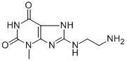 1H-purine-2,6-dione, 8-[(2-aminoethyl)amino]-3,7-dihydro-3-methyl-(9ci) Structure,476482-39-0Structure