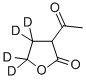 2-乙酰基丁内酯-3,3,4,4-d4结构式_476646-93-2结构式