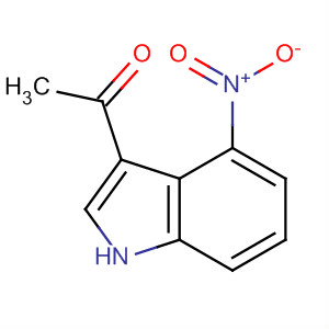 1-(4-硝基-1H-吲哚-3-基)-乙酮结构式_4769-95-3结构式