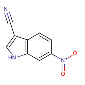 6-硝基-吲哚-3-甲腈结构式_4769-99-7结构式