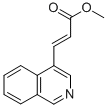 Methyl 3-isoquinolin-4-yl-acrylate Structure,477250-22-9Structure