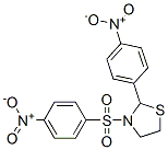 (9CI)-2-(4-硝基苯基)-3-[(4-硝基苯基)磺酰基]-噻唑烷结构式_477516-04-4结构式