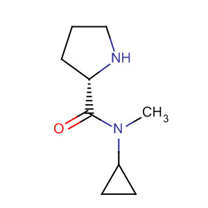 (2s)-(9ci)-n-环丙基-n-甲基-2-吡咯烷羧酰胺结构式_477576-69-5结构式