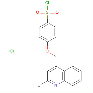 4-[(2-Methylquinolin-4-yl)methoxy]benzenesulphonyl chloride hydrochloride Structure,477585-31-2Structure