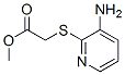 Acetic acid, [(3-amino-2-pyridinyl)thio]-, methyl ester (9ci) Structure,477716-66-8Structure