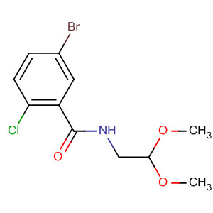 5-Bromo-2-chloro-n-(2,2-dimethoxyethyl)benzamide Structure,477772-67-1Structure