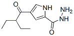 (9ci)-4-(2-乙基-1-氧代丁基)-1H-吡咯-2-羧酸肼结构式_477848-78-5结构式