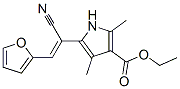 (9ci)-5-[1-氰基-2-(2-呋喃)乙烯]-2,4-二甲基-1H-吡咯-3-羧酸乙酯结构式_478018-49-4结构式