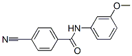 Benzamide, 4-cyano-n-(3-methoxyphenyl)-(9ci) Structure,478069-94-2Structure