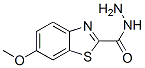 2-Benzothiazolecarboxylicacid,6-methoxy-,hydrazide(9ci) Structure,478165-98-9Structure