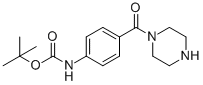 [4-(哌嗪-1-羰基)苯基]氨基甲酸叔丁酯结构式_478798-20-8结构式