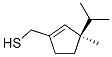 (3r)-(9ci)-3-甲基-3-(1-甲基乙基)-1-环戊烯-1-甲烷硫醇结构式_479209-97-7结构式