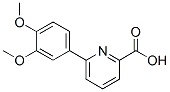 6-(3,4-Dimethoxyphenyl)picolinicacid Structure,479225-16-6Structure