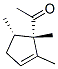 Ethanone, 1-[(1s,5s)-1,2,5-trimethyl-2-cyclopenten-1-yl]-(9ci) Structure,479682-45-6Structure