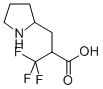 3,3,3-三氟-3-[(2-吡咯烷基)甲基]丙酸结构式_480438-82-2结构式