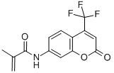 7-[4-(三氟甲基)香豆素]甲基丙烯酰胺结构式_480438-95-7结构式