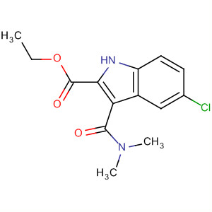 Ethyl 5-chloro-3-[(dimethylamino)carbonyl]indole-2-carboxylate Structure,480450-98-4Structure