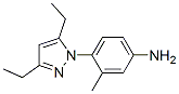 Benzenamine, 4-(3,5-diethyl-1h-pyrazol-1-yl)-3-methyl-(9ci) Structure,481068-97-7Structure