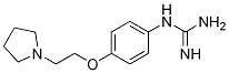 1-(4-(2-(吡咯烷-1-基)乙氧基)苯基)胍结构式_48174-99-8结构式