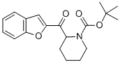 Tert-butyl 2-(benzofuran-2-carbonyl)piperidine-1-carboxylate Structure,483281-42-1Structure