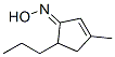 2-Cyclopenten-1-one,3-methyl-5-propyl-,oxime(9ci) Structure,483358-42-5Structure