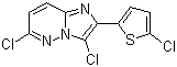 3,6-Dichloro-2-(5-chloro-2-thienyl)-imidazo[1,2-b]pyridazine Structure,483367-55-1Structure