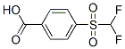 4-(Difluoro-methanesulfonyl)-benzoic acid Structure,4837-22-3Structure