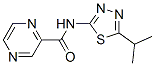 Pyrazinecarboxamide, n-[5-(1-methylethyl)-1,3,4-thiadiazol-2-yl]-(9ci) Structure,484039-20-5Structure