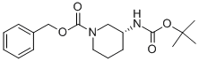 (R)-3-n-boc-氨基-1-cbz-哌啶结构式_485820-12-0结构式