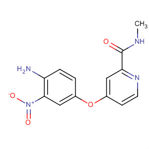 4-(4-氨基-3-硝基苯氧基)-N-甲基吡啶甲酰胺结构式_485841-45-0结构式